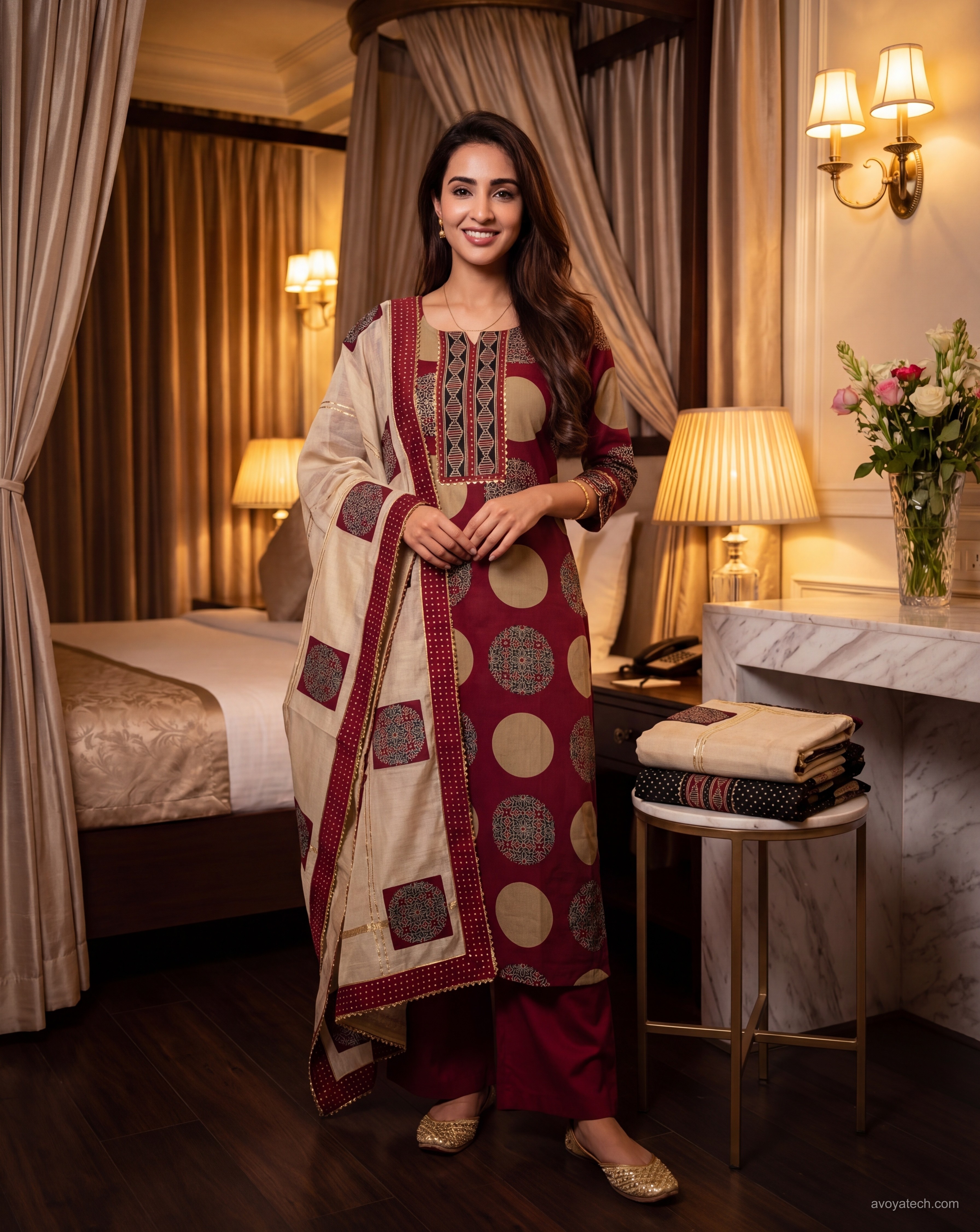 After Embroidered Suit