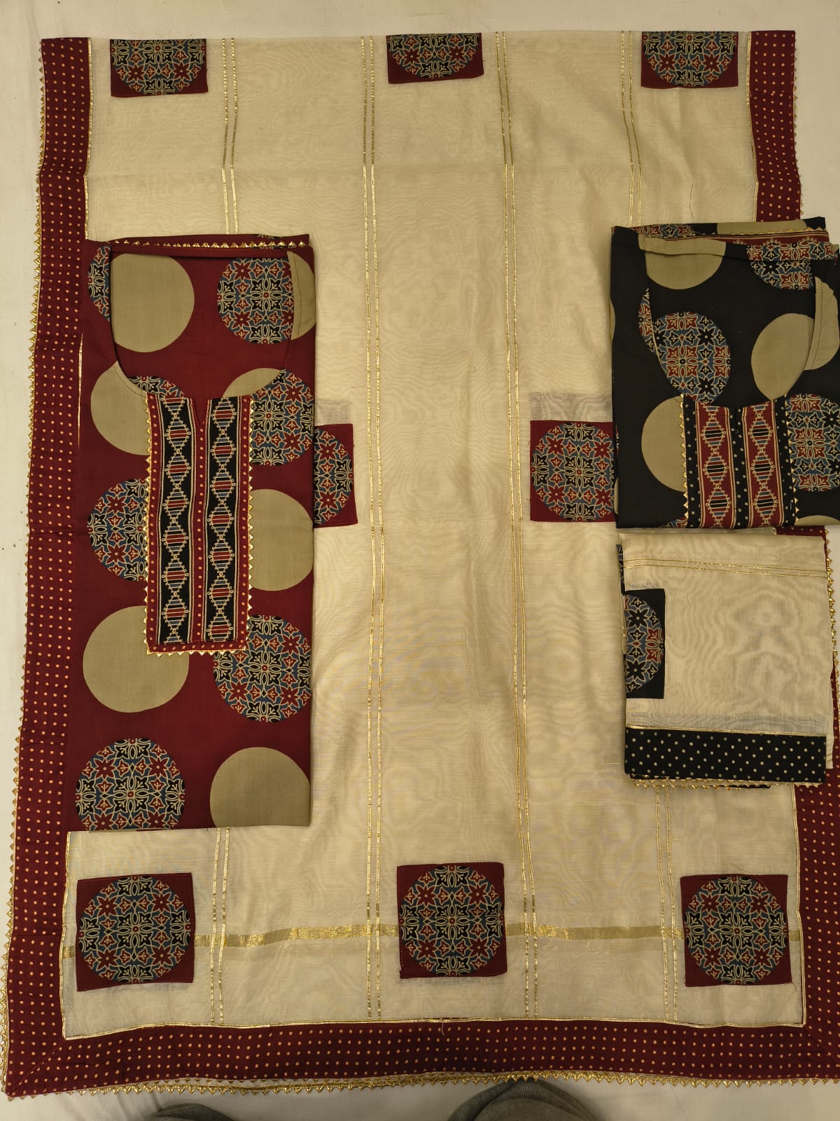 Before Embroidered Suit